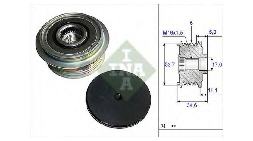 Sistem roata libera, generator Ford FUSION (JU_) 2002-2012 #2 30667610