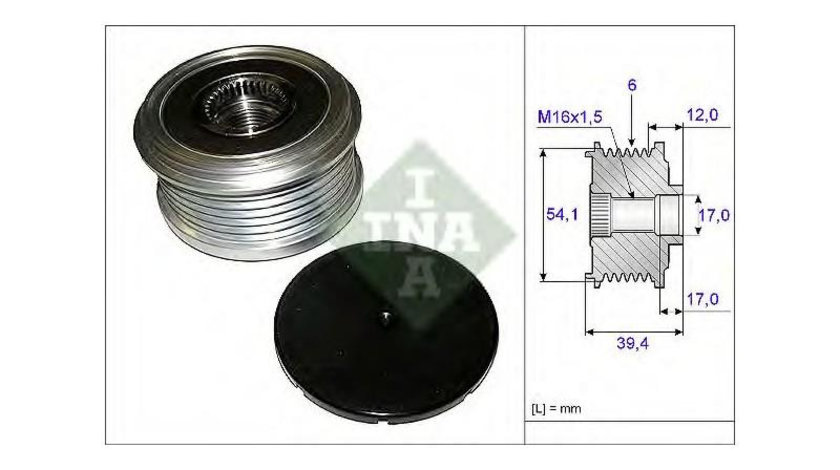 Sistem roata libera, generator Ford FUSION (JU_) 2002-2012 #3 235503