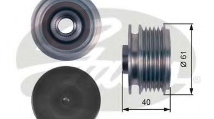 Sistem roata libera, generator HYUNDAI i40 (VF) (2012 - 2016) GATES OAP7117 piesa NOUA