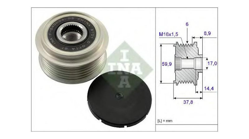 Sistem roata libera, generator Hyundai ix35 (LM, EL, ELH) 2009-2016 #2 2655545