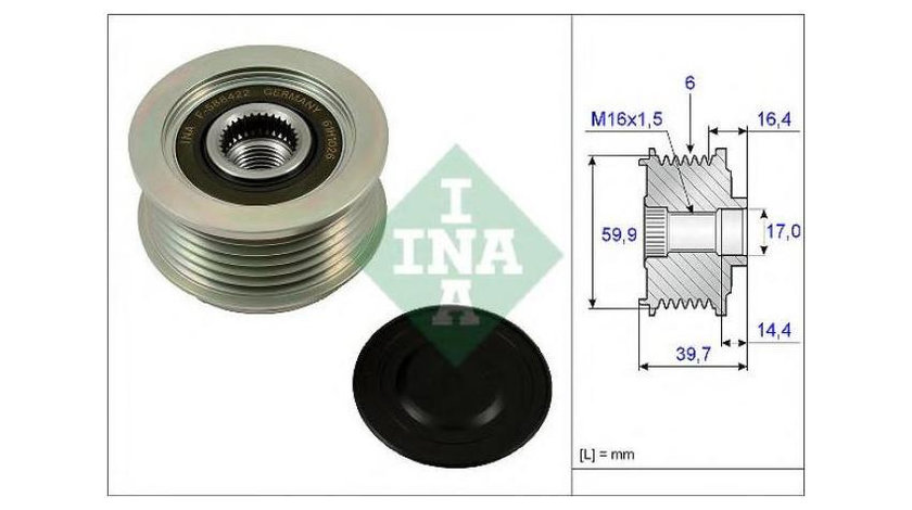 Sistem roata libera, generator Hyundai SANTA FE II (CM) 2005-2016 #2 3732227020