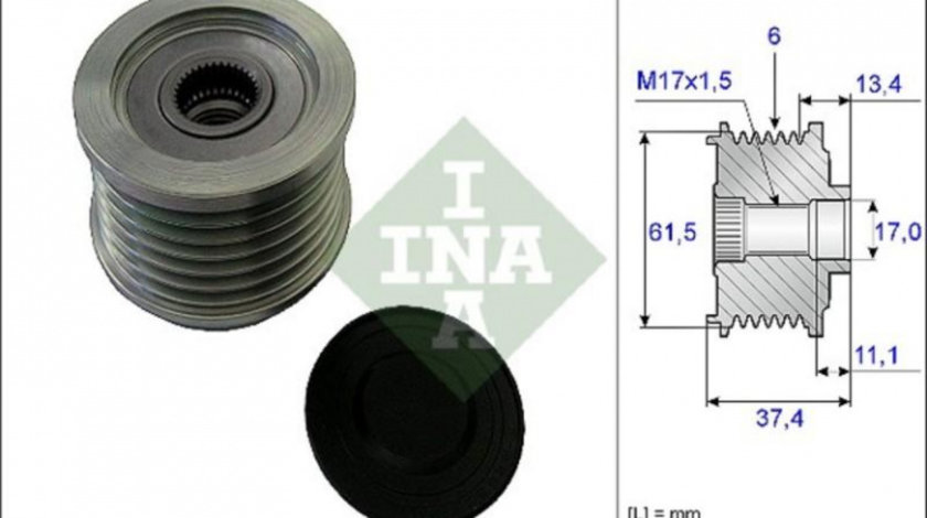 Sistem roata libera, generator Lancia LYBRA (839AX) 1999-2005 #2 1010090