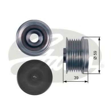 Sistem roata libera, generator LANCIA YPSILON (312, 846) (2011 - 2016) GATES OAP7113 piesa NOUA