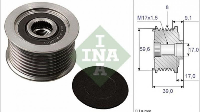 Sistem roata libera, generator Mazda 3 (BK) 2003-2009 #2 238068