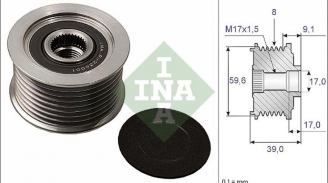 Sistem roata libera, generator Mazda 5 (CR19) 2005-2016 #2 238068