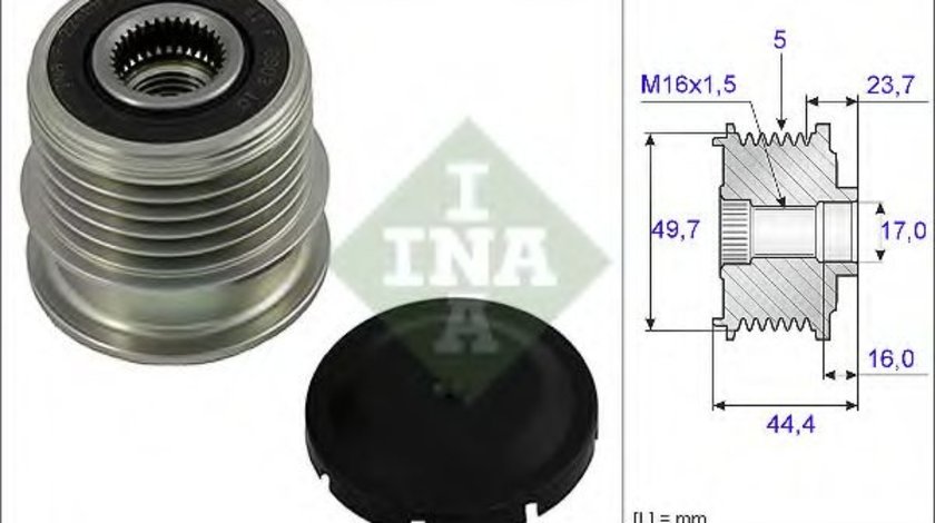 Sistem roata libera, generator MERCEDES A-CLASS (W168) (1997 - 2004) INA 535 0011 10 piesa NOUA