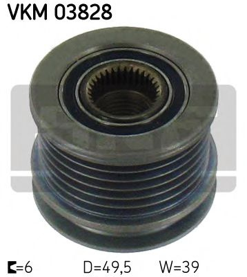 Sistem roata libera, generator MERCEDES C-CLASS T-Model (S203) (2001 - 2007) SKF VKM 03828 piesa NOUA