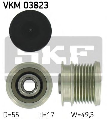 Sistem roata libera, generator MERCEDES C-CLASS (W203) (2000 - 2007) SKF VKM 03823 piesa NOUA