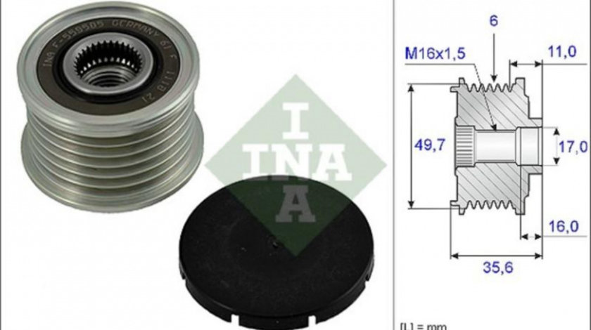 Sistem roata libera, generator Mercedes C-CLASS (W203) 2000-2007 #2 01221AA4Z0