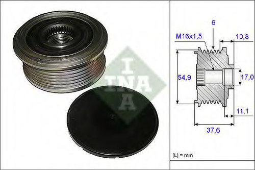 Sistem roata libera, generator MERCEDES CLA Cupe (C117) (2013 - 2016) INA 535 0123 10 piesa NOUA