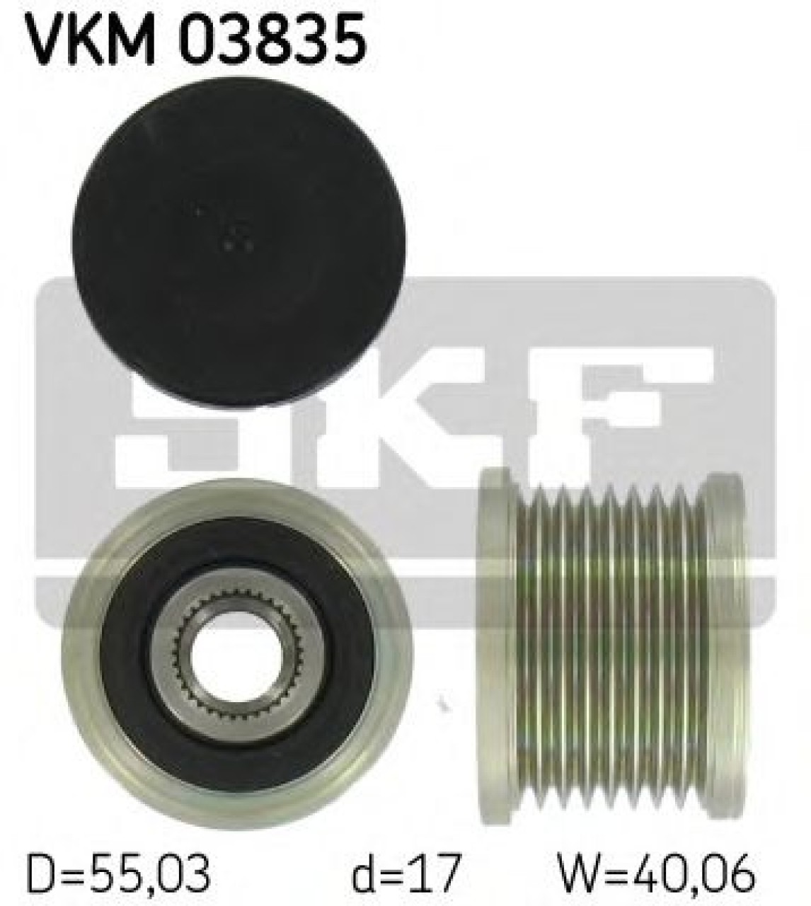 Sistem roata libera, generator MERCEDES E-CLASS (W211) (2002 - 2009) SKF VKM 03835 piesa NOUA