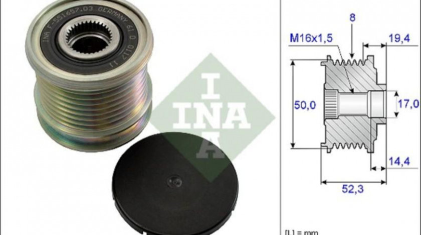 Sistem roata libera, generator Mercedes M-CLASS (W164) 2005-2016 #2 2603331