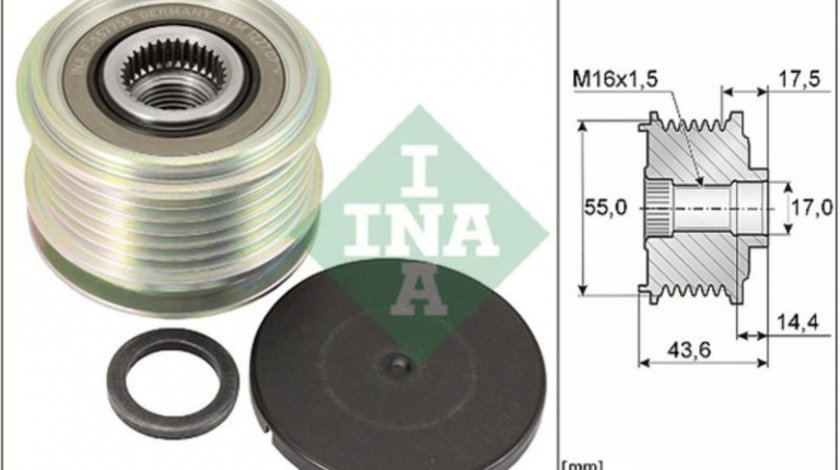 Sistem roata libera, generator Nissan ALMERA Mk II (N16) 2000-2016 #2 1010107