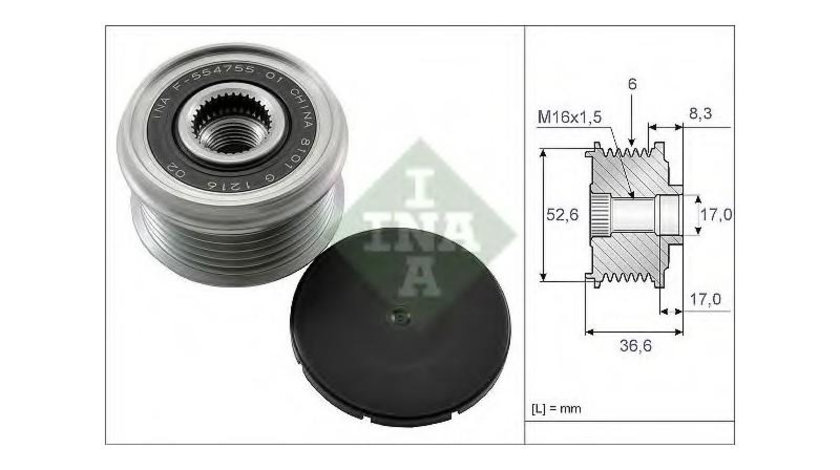 Sistem roata libera, generator Nissan ALTIMA 2006-2016 #2 23151JA02A