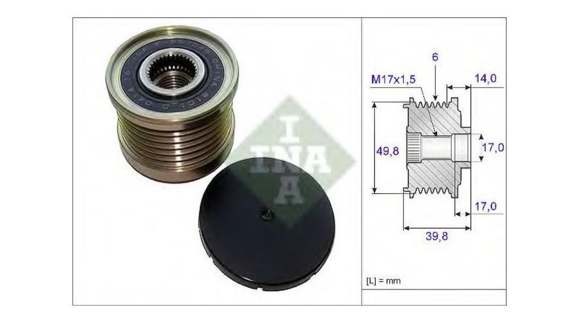 Sistem roata libera, generator Nissan Qashqai (2007->)[J10,NJ10,JJ10E] #2 23151EL010