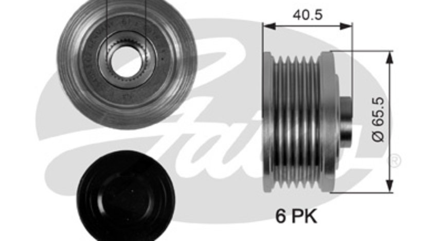 Sistem roata libera, generator (OAP7032 GAT) ALFA ROMEO,CHRYSLER,FIAT,LANCIA,OPEL,SAAB,SUZUKI,VAUXHALL