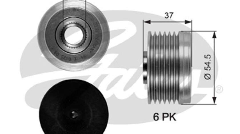 Sistem roata libera, generator (OAP7034 GAT) Citroen,FIAT,LANCIA,PEUGEOT,SUZUKI