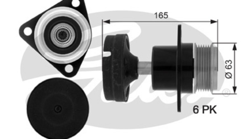 Sistem roata libera, generator (OAP7050 GAT) FORD