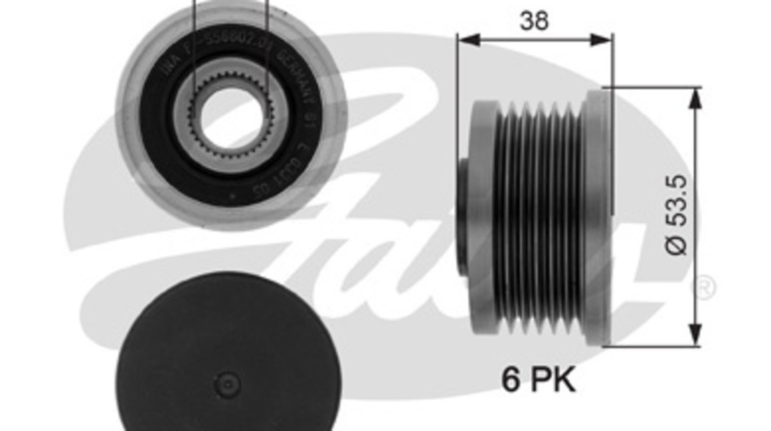 Sistem roata libera, generator (OAP7081 GAT) MITSUBISHI,NISSAN,OPEL,RENAULT,VAUXHALL,VOLVO