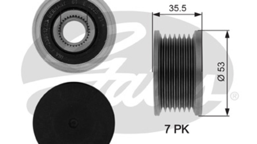 Sistem roata libera, generator (OAP7110 GAT) DACIA,NISSAN,OPEL,RENAULT,SMART,VAUXHALL