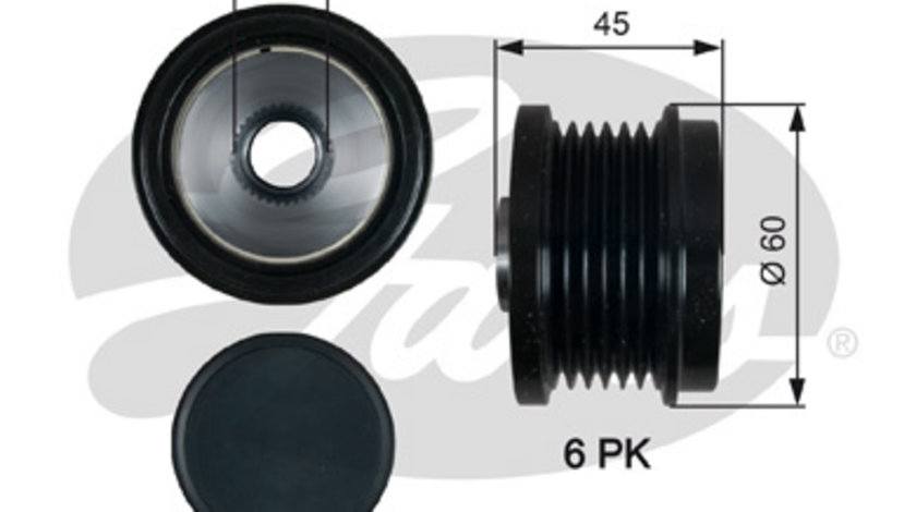 Sistem roata libera, generator (OAP7155 GAT) FORD,VOLVO