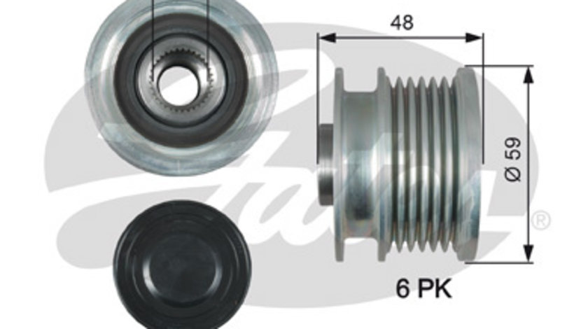 Sistem roata libera, generator (OAP7178 GAT) OPEL,VAUXHALL