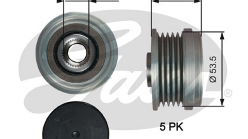 Sistem roata libera, generator (OAP7202 GAT) CHEVROLET,OPEL,VAUXHALL