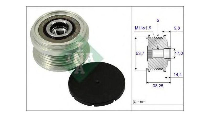 Sistem roata libera, generator Opel ASTRA GTC J 2011-2016 #2 1204293