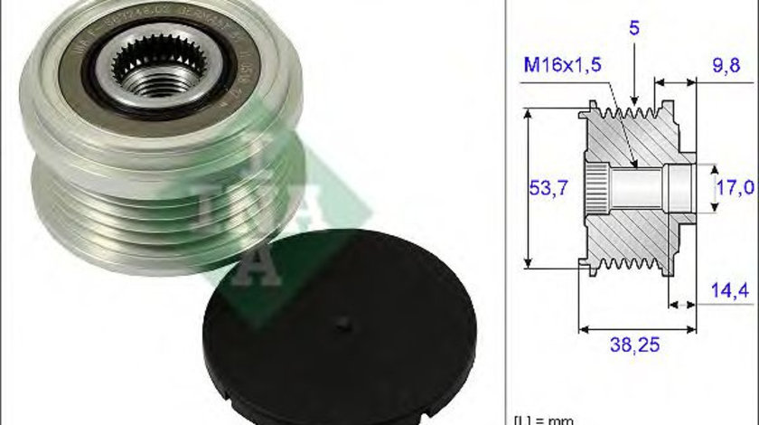 Sistem roata libera, generator OPEL INSIGNIA (2008 - 2016) INA 535 0242 10 piesa NOUA