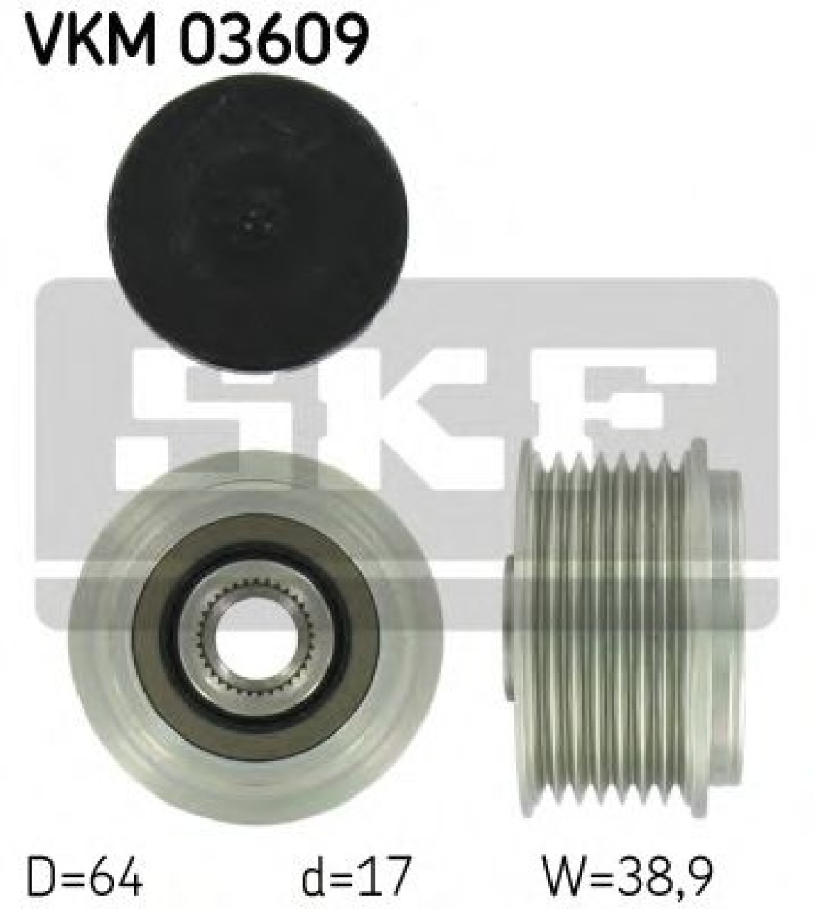 Sistem roata libera, generator OPEL MOVANO Combi (J9) (1998 - 2010) SKF VKM 03609 piesa NOUA