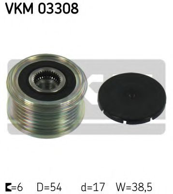 Sistem roata libera, generator PEUGEOT 107 (2005 - 2016) SKF VKM 03308 piesa NOUA