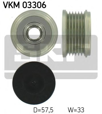 Sistem roata libera, generator PEUGEOT EXPERT (224) (1995 - 2016) SKF VKM 03306 piesa NOUA