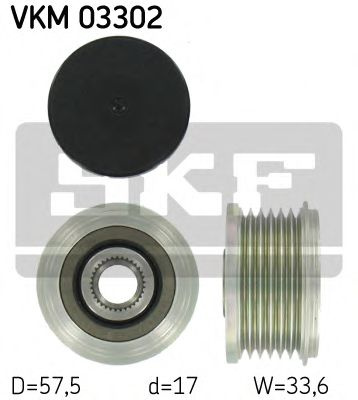 Sistem roata libera, generator PEUGEOT EXPERT (224) (1995 - 2016) SKF VKM 03302 piesa NOUA