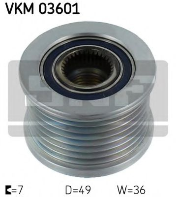 Sistem roata libera, generator RENAULT TRAFIC II bus (JL) (2001 - 2014) SKF VKM 03601 piesa NOUA