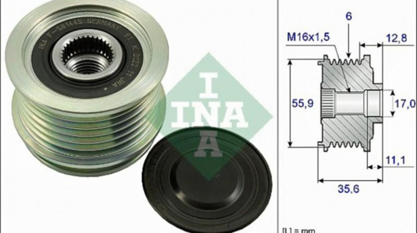 Sistem roata libera, generator Skoda YETI (5L) 2009-2016 #2 06B903119B