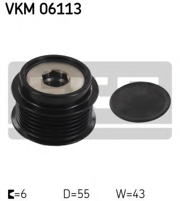 Sistem roata libera, generator TOYOTA AVENSIS combi (ZRT27, ADT27) (2009 - 2016) SKF VKM 06113 piesa NOUA