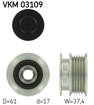 Sistem roata libera, generator (VKM03109 SKF) SEAT,SKODA,VW