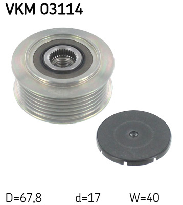 Sistem roata libera, generator (VKM03114 SKF) VOLVO,VW