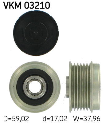 Sistem roata libera, generator (VKM03210 SKF) Citroen,FIAT,PEUGEOT