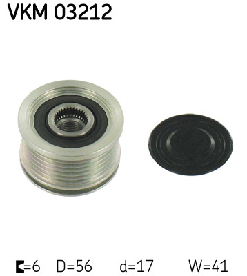Sistem roata libera, generator (VKM03212 SKF) ALFA ROMEO,LANCIA