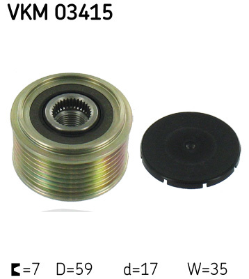 Sistem roata libera, generator (VKM03415 SKF) FORD