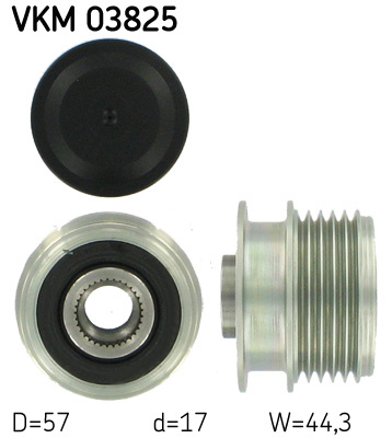 Sistem roata libera, generator (VKM03825 SKF) MERCEDES-BENZ