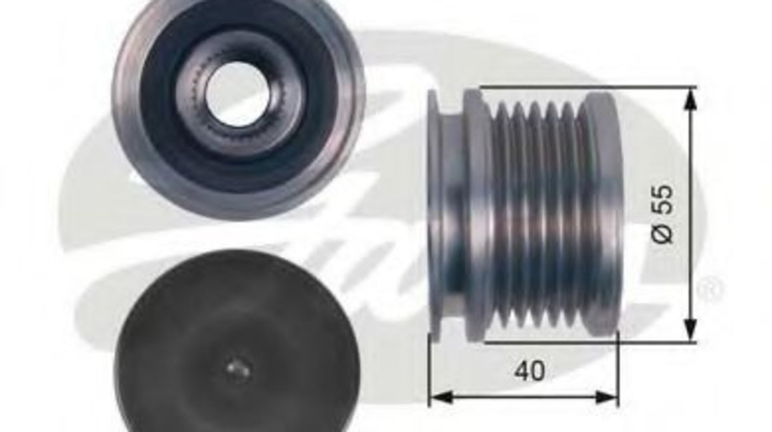 Sistem roata libera, generator VW CC (358) (2011 - 2016) GATES OAP7114 piesa NOUA