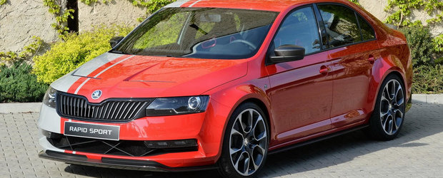 Skoda a prezentat conceptul Rapid Sport la festivalul Worthersee