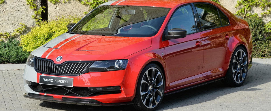 Skoda a prezentat conceptul Rapid Sport la festivalul Worthersee