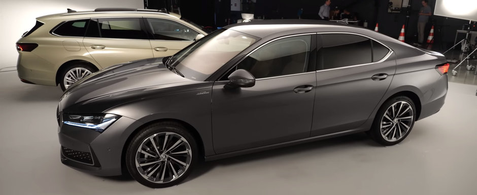 Skoda a prezentat, in sfarsit, noul Superb. Limuzina cehilor masoara aproape cinci metri in lungime si ofera dotari demne de un Mercedes S-Class. Cum arata in realitate Skoda a prezentat, in sfarsit, noul Superb. Limuzina cehilor masoara aproape cinci metri in lungime si ofera dotari demne de un Mercedes S-Class. Cum arata in realitate