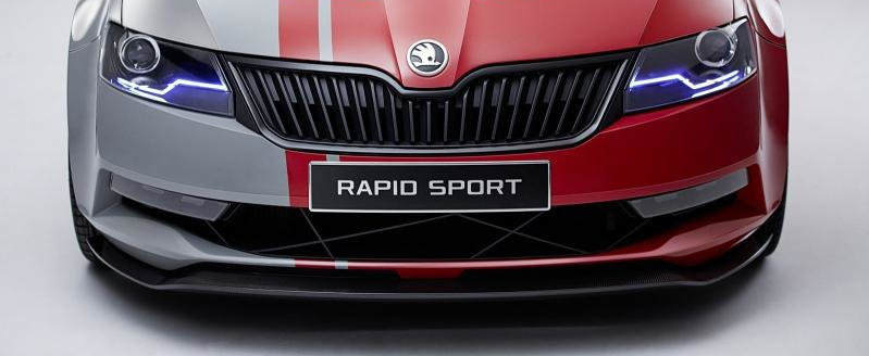 Skoda a publicat noi imagini ale modelului Rapid Sport