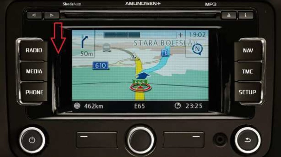 SKODA AMUNDSEN+ (CARD harta navigatie) Europa de Est ROMANIA V12 2020