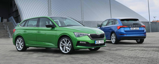 Skoda e de parere ca noua Scala arata mai bine decat VW Golf si publica aceste imagini ca sa-si sustina teoria