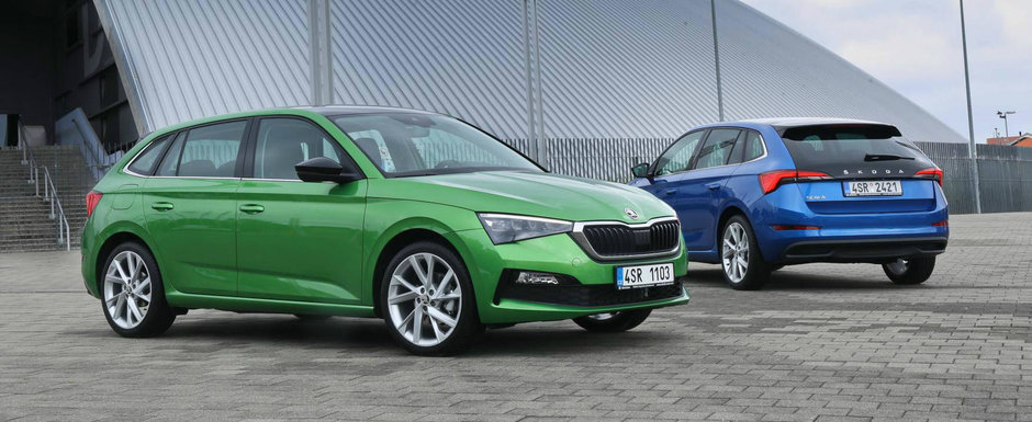 Skoda e de parere ca noua Scala arata mai bine decat VW Golf si publica aceste imagini ca sa-si sustina teoria